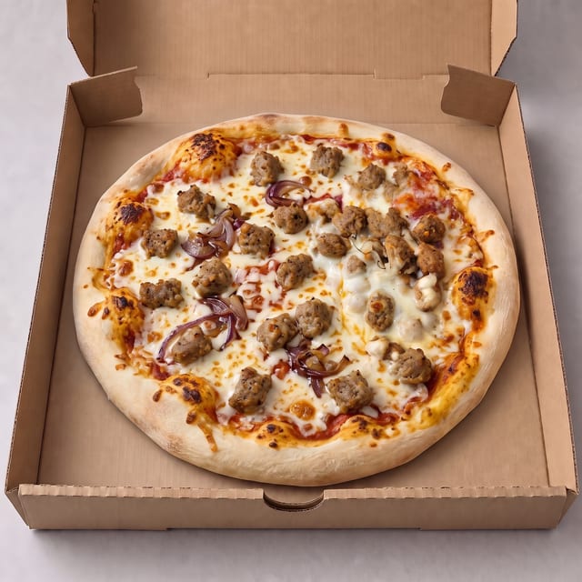 Bacon Cheeseburger Pizza.